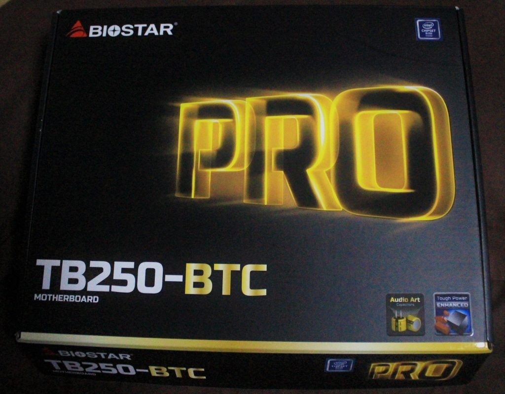 BIOSTARのマイニング専用マザーボード「TB250-BTC」を買ってみた！